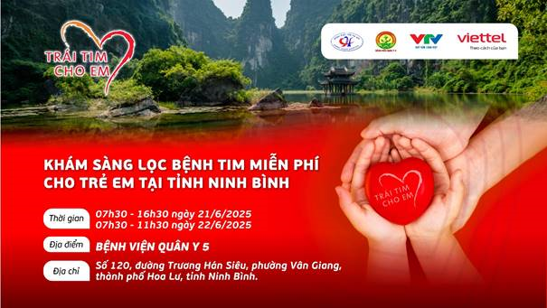 “Trái tim cho em” mang hy vọng đến với trẻ em Ninh Bình